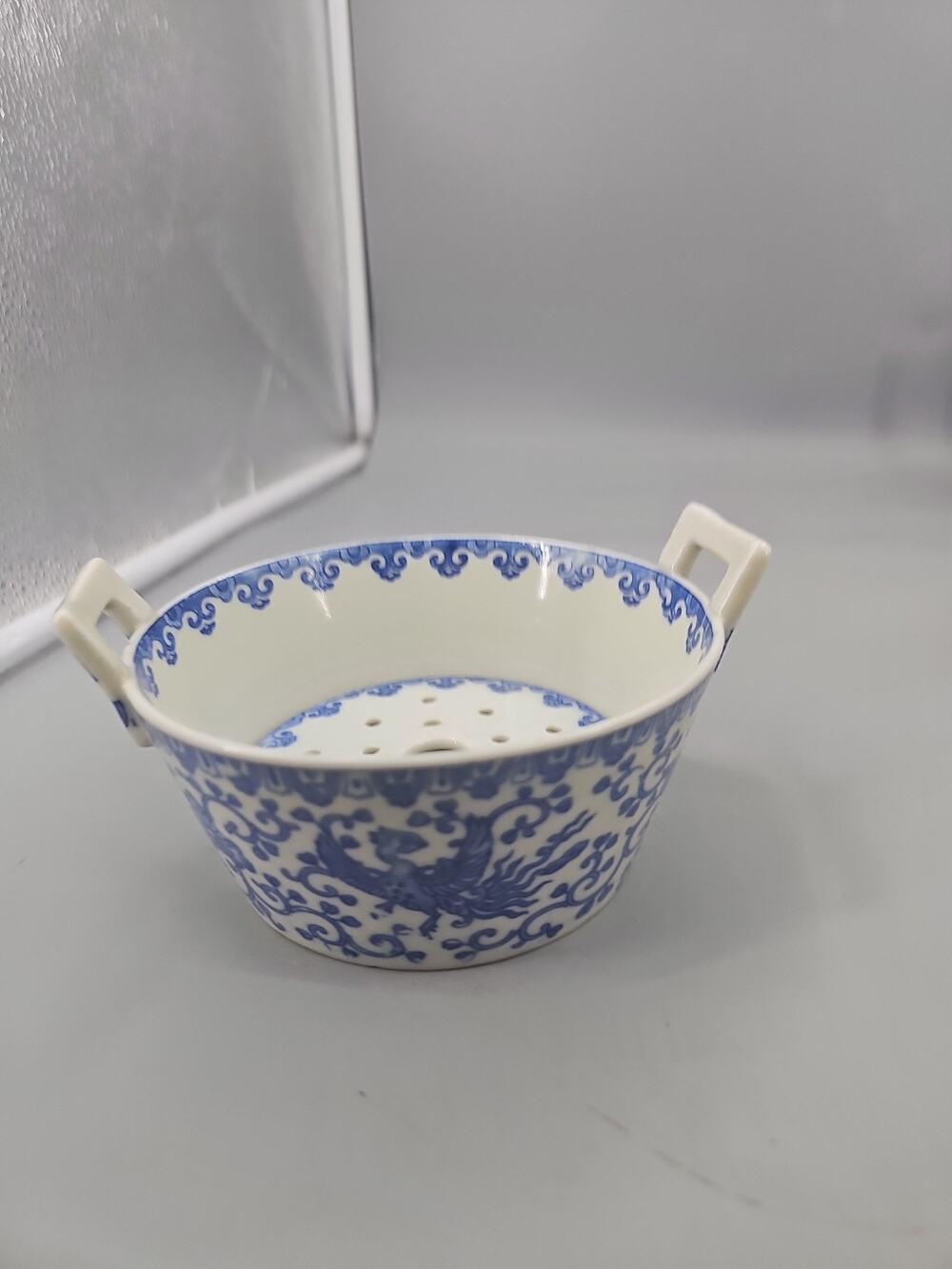 Japan Phoenix Bird Flying Turkey Open Butter Tub with Drain